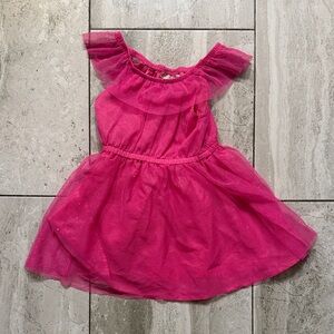 Toughskins Hot Pink Tulle Party Dress for Kids
